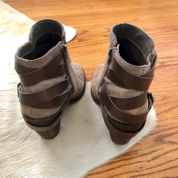 DV Dolce Vita Suede Booties with Strap Details - Picture 4 of 6